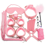 10-Piece BDSM Accessories Set for Adults | Bondage Kit - BDSM Set - Prussian BD